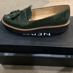 Naturalizer Green Patent Loafer